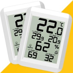 ThermMini2 Min Max Sıcaklık Nem Ölçer | 2 'li Paket