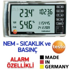 Testo 622 Nem Sıcaklık ve Basınç Ölçer 