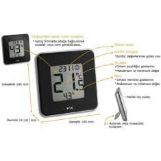 TFA 30.5021.01 ´Style´ Ortam Sıcaklık ve Nem Ölçer