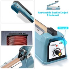 FS 300 Poşet Yapıştırma Makinası 30CM | Alüminyum Gövde