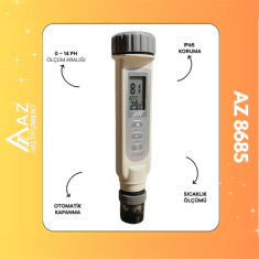 Su Kalitesi Ölçüm Cihazı Seti (AZ8361+ AZ8685)