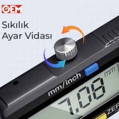 OEM KMP200 Dijital Kumpas 0-200 MM