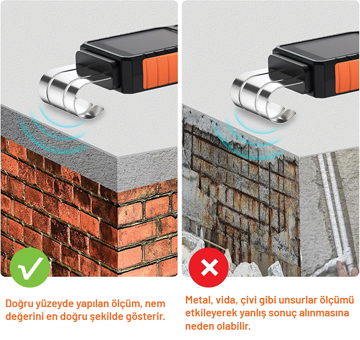 yapı malzemesi nem ölçer