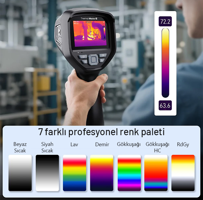 termal kamera sıcak nokta tespiti